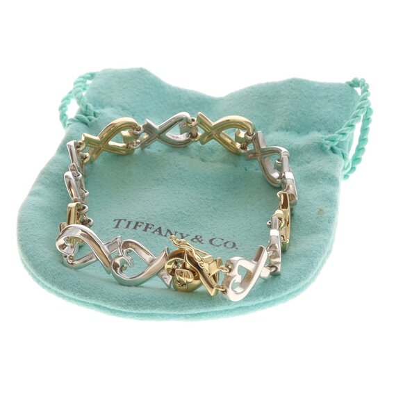 Tiffany & Co. Paloma Picasso Loving Hearts Link Bracelet Sterling 925 Gold 18k main image 7